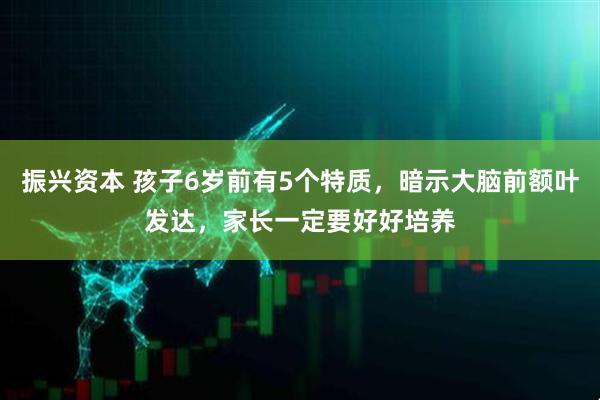 振兴资本 孩子6岁前有5个特质，暗示大脑前额叶发达，家长一定要好好培养